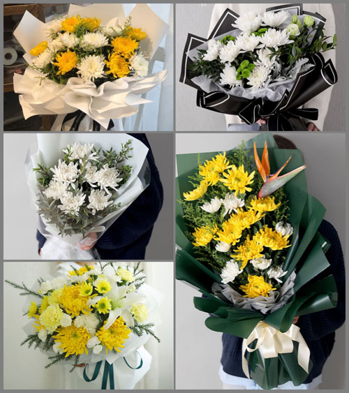 贵州黔南州惠水县涟江街道高坪村白事花束代送